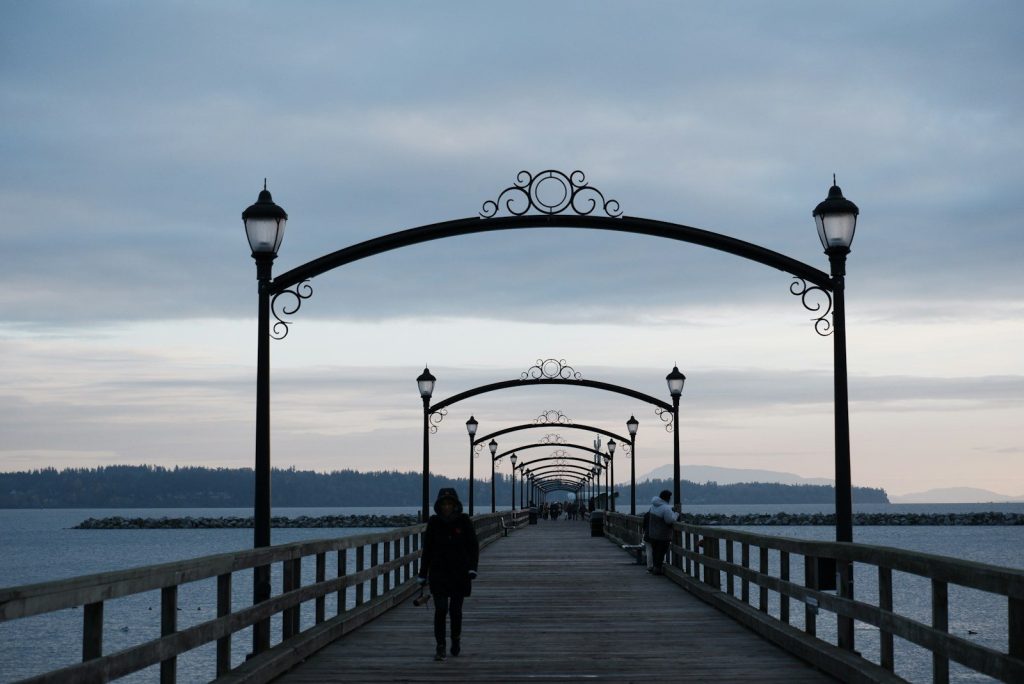 Pier on Semiahmoo Bay near South Surrey